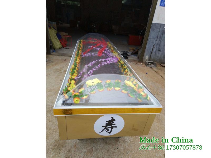 Ice coffin corpse bed