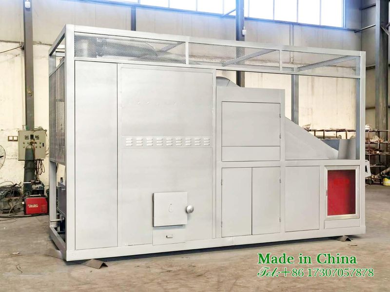 Incinerator for household waste residues