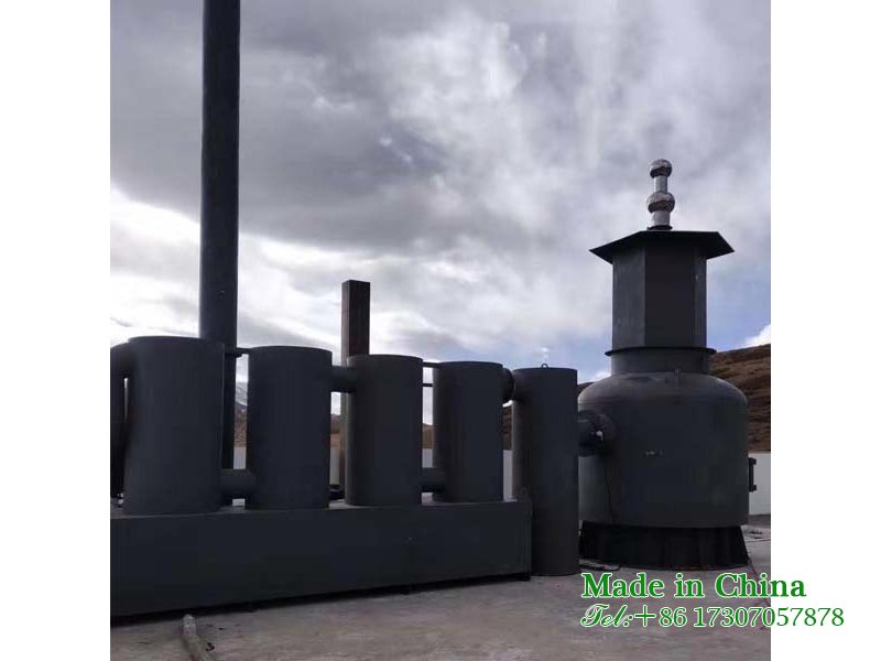 Incinerator for relics of the deceased