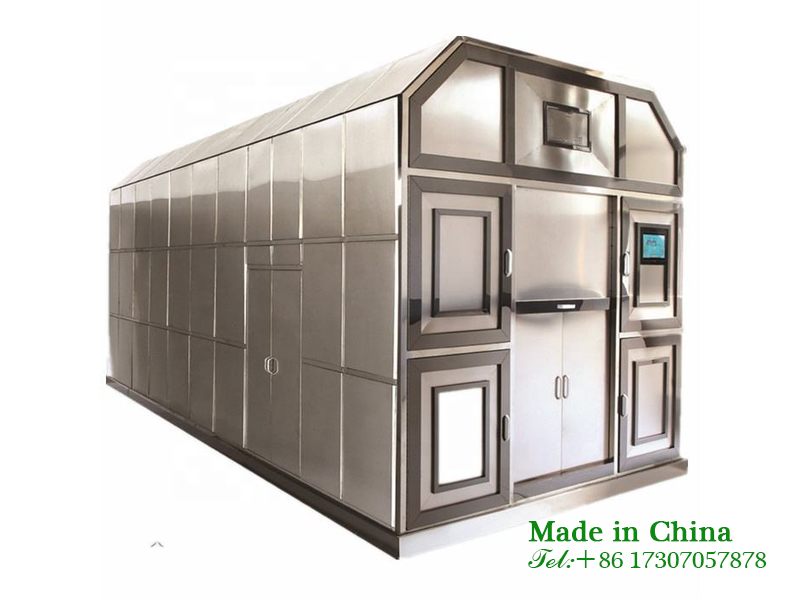 Crematorium ash picking and cremation machine