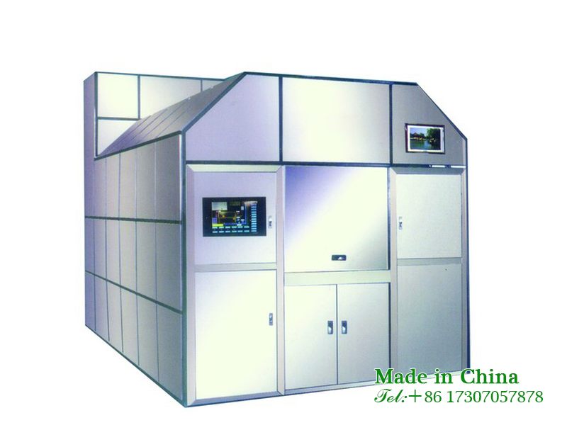 Single bed LCD panel ash picking and cremation machine