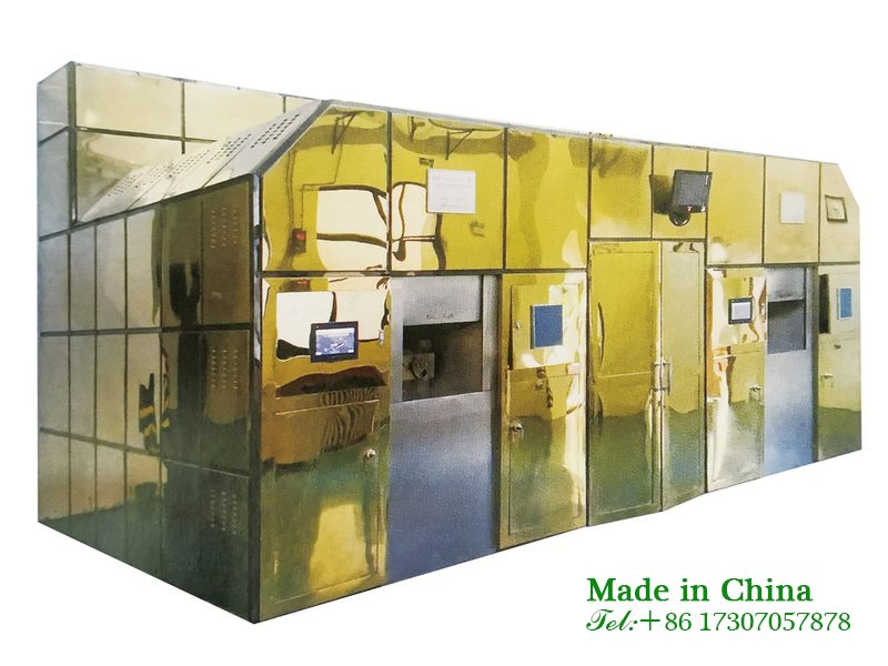 Fully automatic flatbed cremation machine