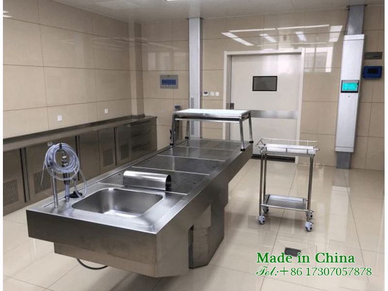 Negative pressure purification dissection room