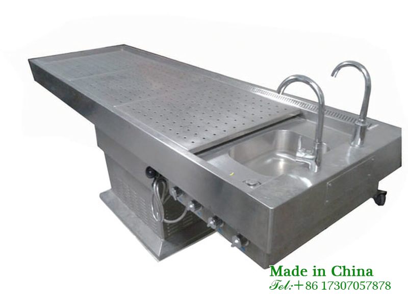 Corpse cleaning table
