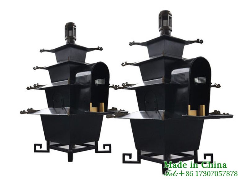 Sacrificial burning incense burner