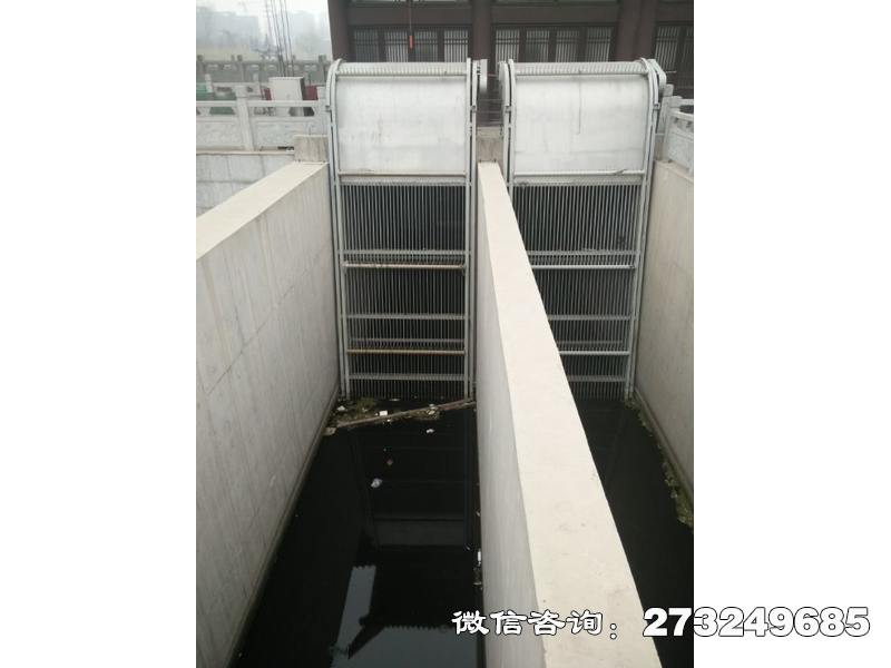 湘阴县水电泵站回转清污机