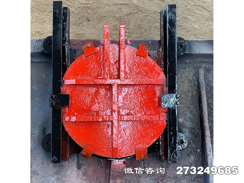 安远县手电两用铸铁镶铜圆闸门