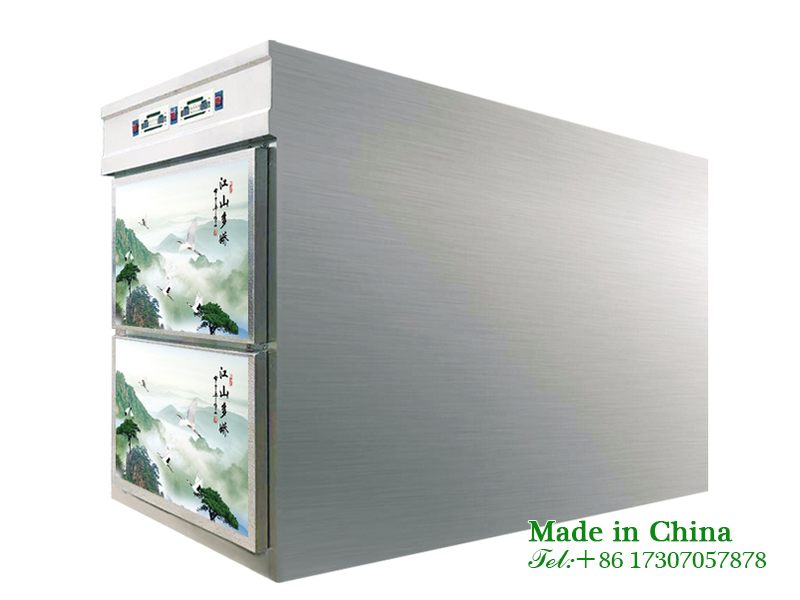 Two door integrated freezer