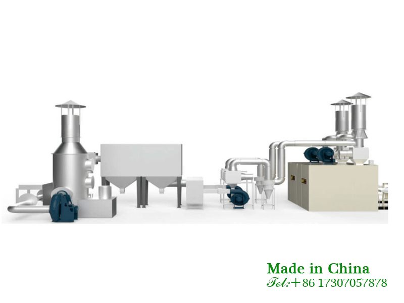 Cremation machine exhaust gas treatment equipment