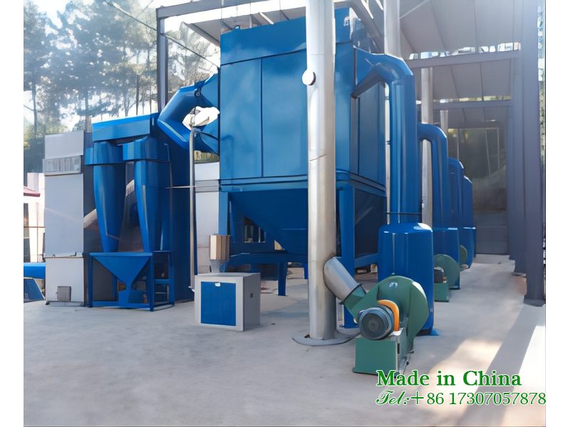 Cremation machine exhaust gas purification equipment