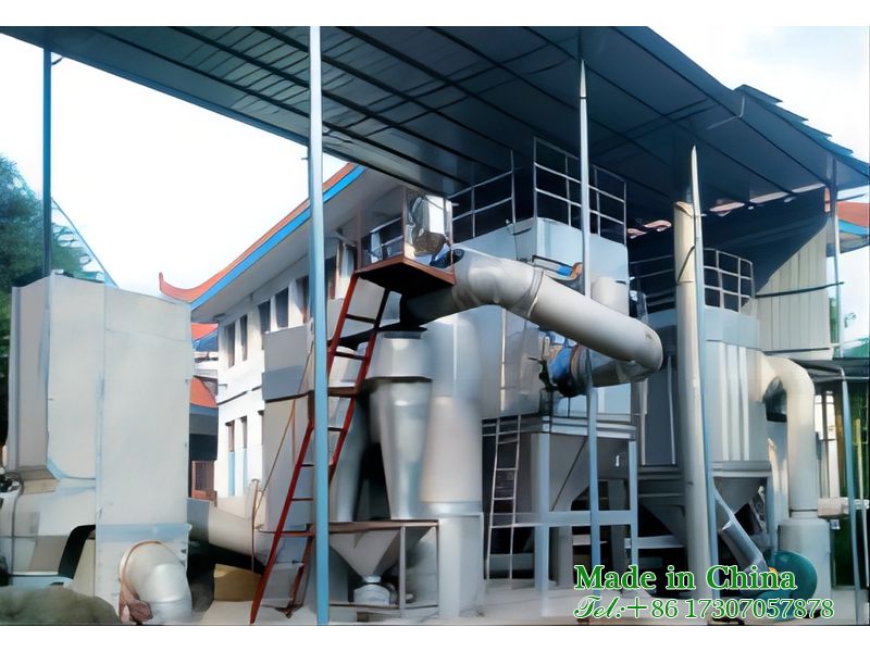 Tail gas equipment in the cremation zone