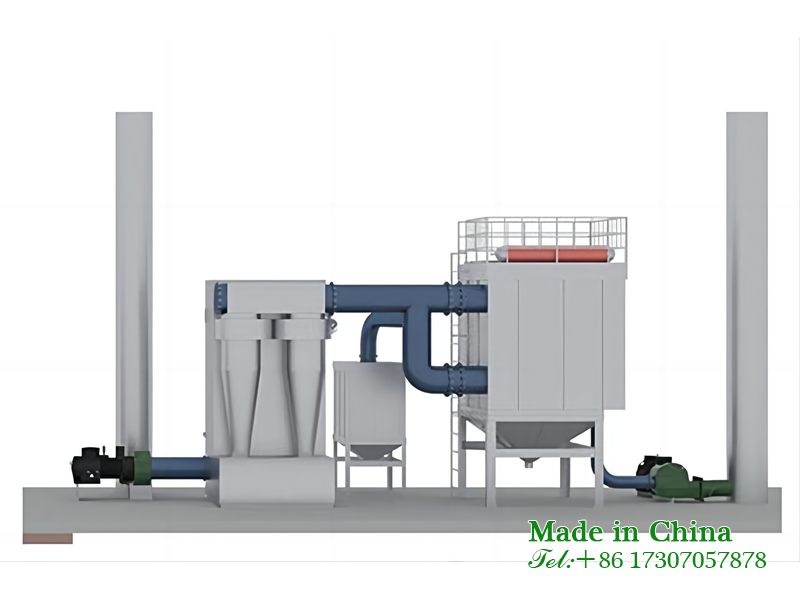 Cremation machine exhaust gas emission treatment equipment