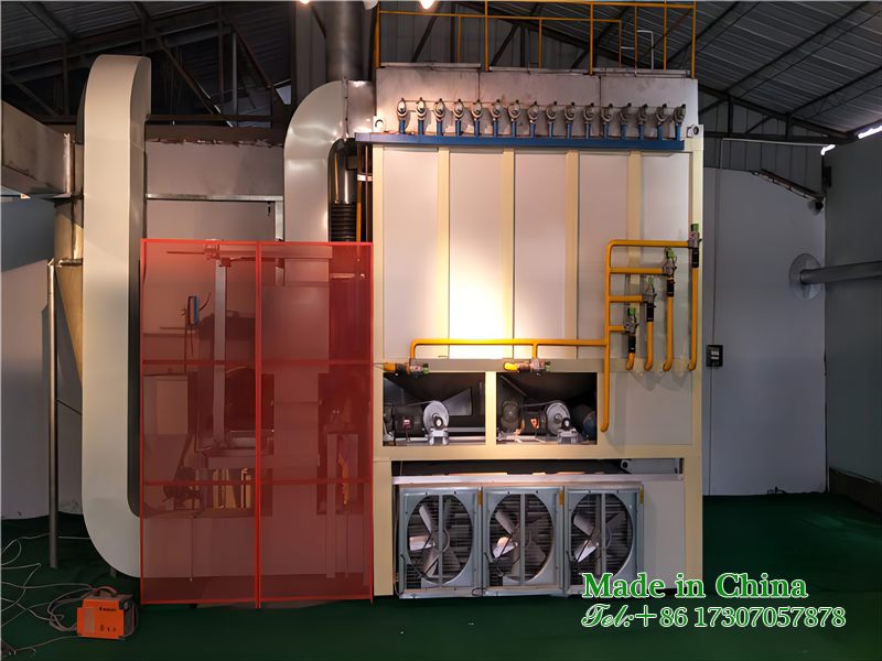 Tail gas treatment equipment in cremation workshop