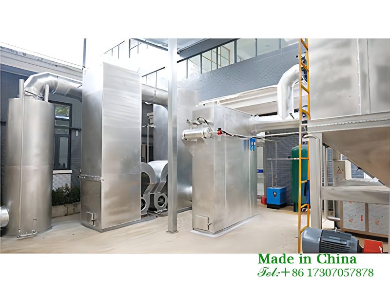 Dust removal equipment for tail gas in cremation workshop