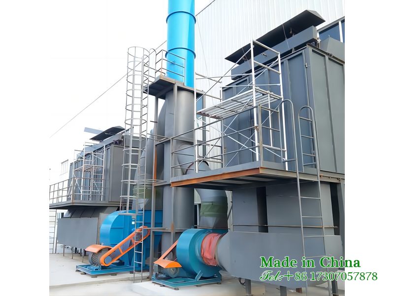 Dust removal and purification equipment for cremation exhaust gas