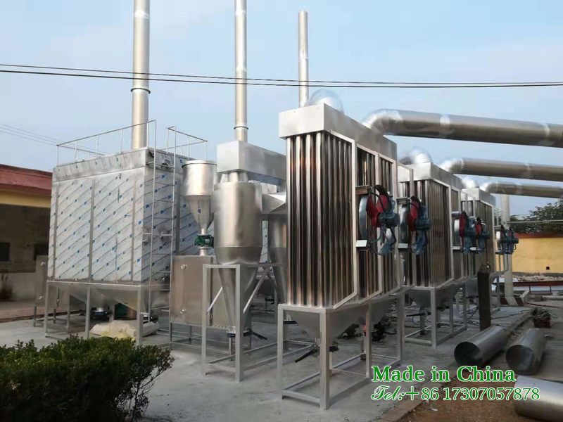 Crematorium exhaust gas treatment equipment