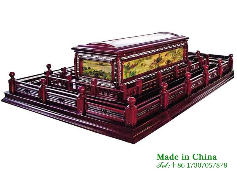 Luxury solid wood farewell platform