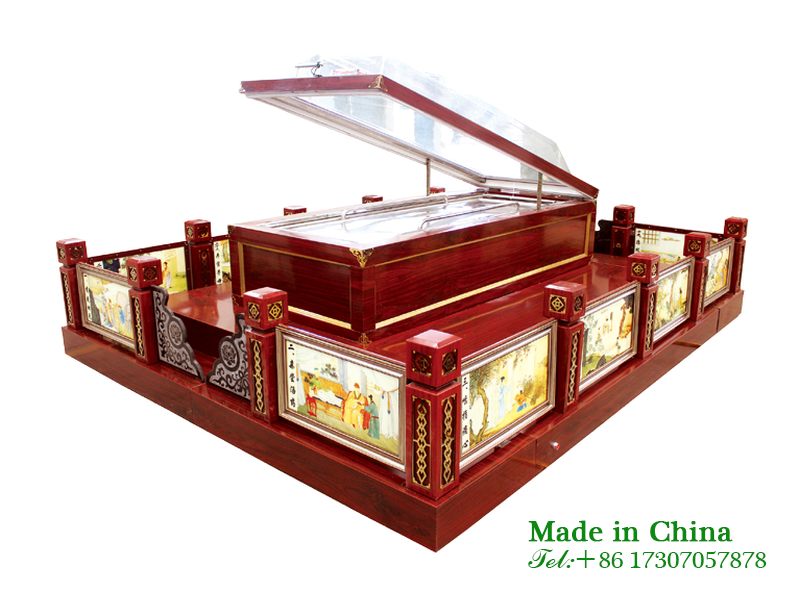 Imitation wood grain viewing platform